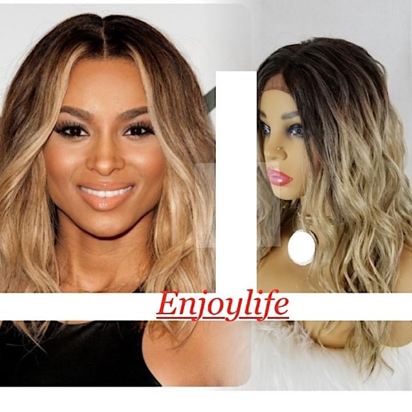 BEAUITFUL ASH BLONDE HUMAN HAIR WAVY BOB main image 2